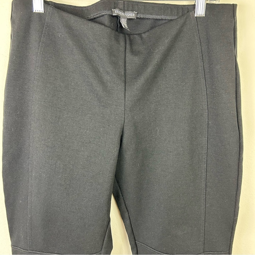 Eileen Fisher Ponte Knit thick pull-on pants size: L - Picture 3 of 9